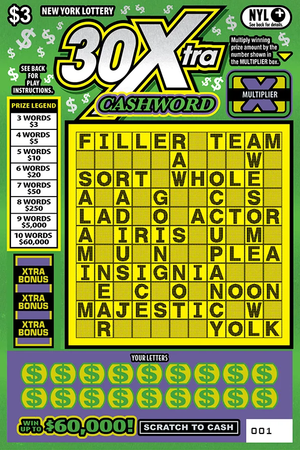 30Xtra CASHWORD