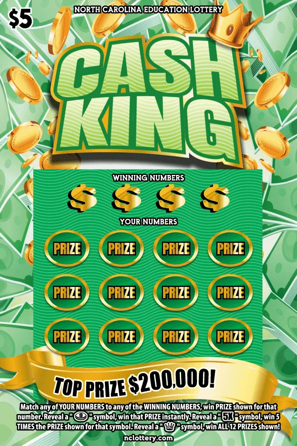 Cash King North Carolina scratch-off ticket