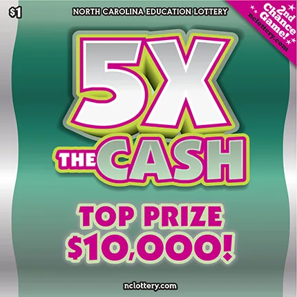 5X The Cash North Carolina scratch-off ticket