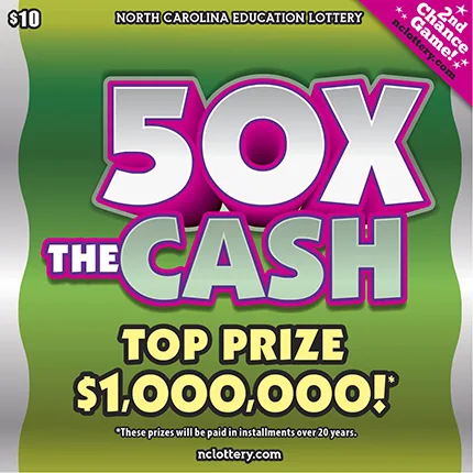 50X The Cash North Carolina scratch-off ticket
