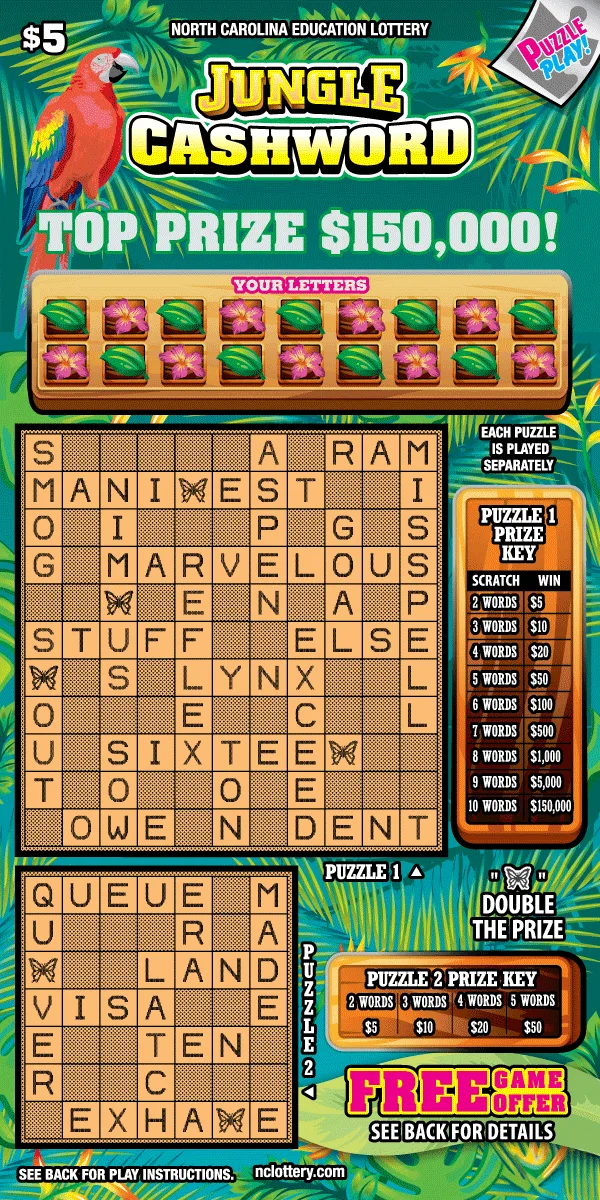 Jungle Cashword