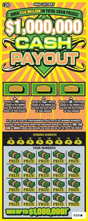 $1,000,000 Cash Payout