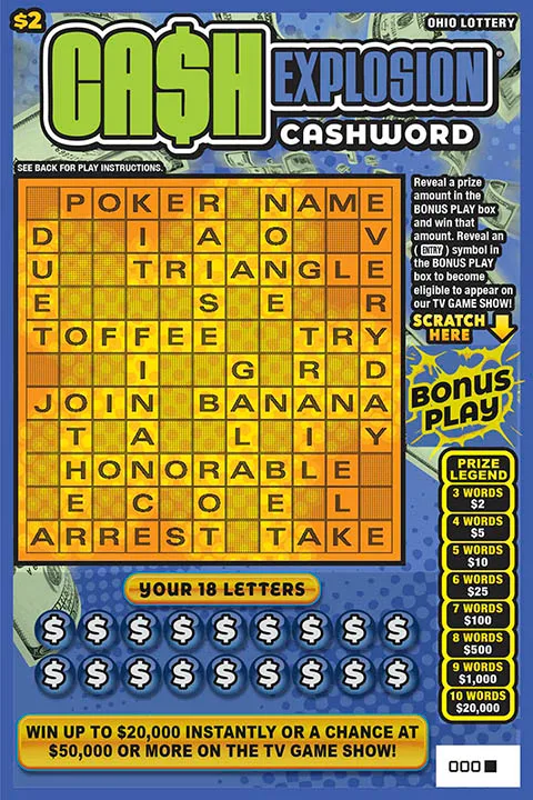 Cash Explosion Cashword
