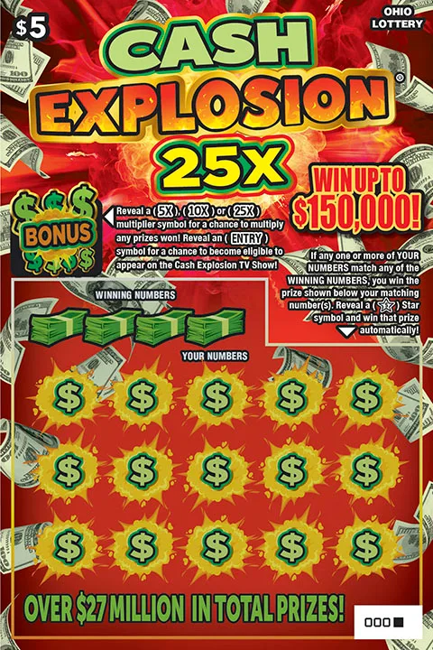 Cash Explosion 25X (#1093)