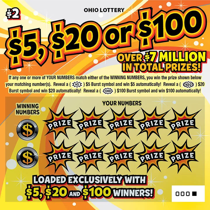 $5, $20 or $100 (#1103) Ohio scratch-off ticket