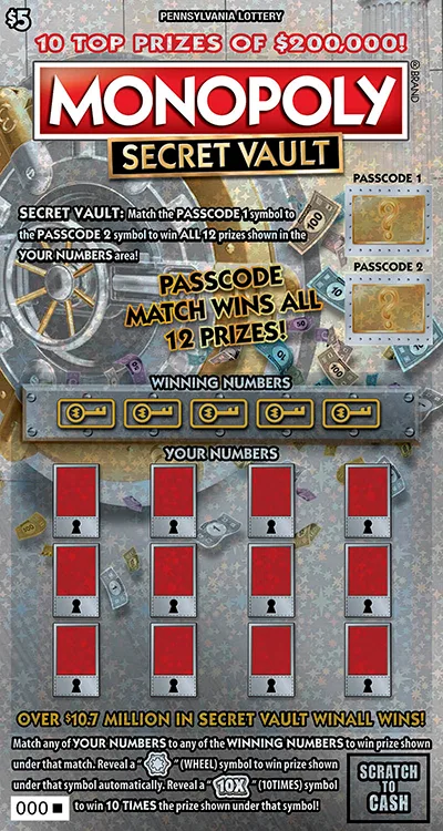MONOPOLY SECRET VAULT