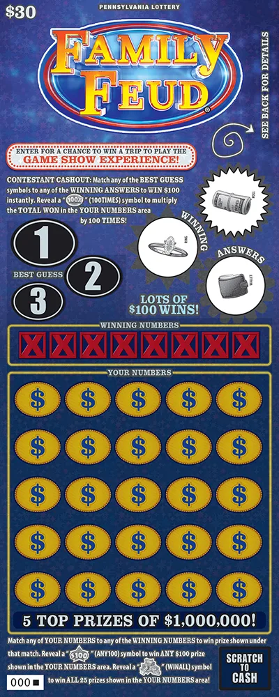 GAME SHOW EXPERIENCE Pennsylvania scratch-off ticket