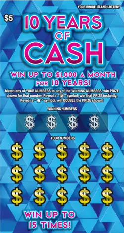 10 YEARS OF CASH