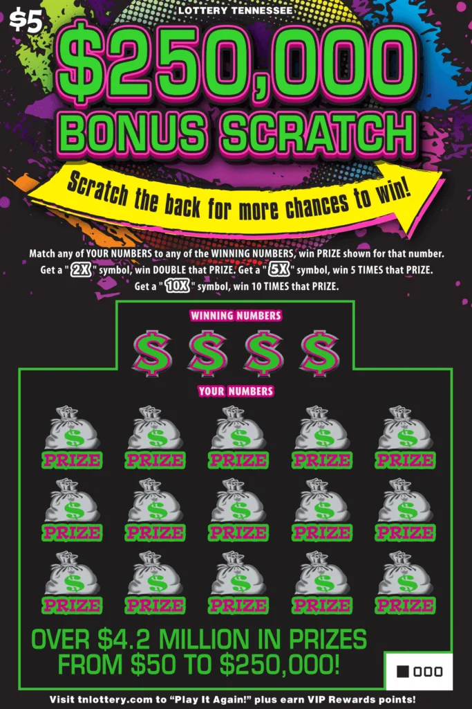 $250,000 Bonus Scratch