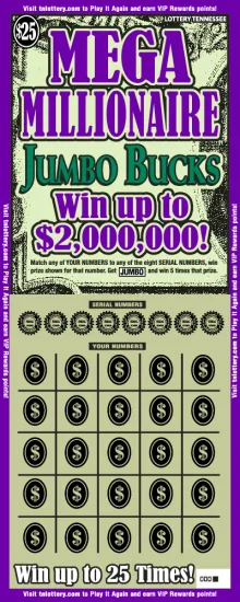 Mega Millionaire Jumbo Bucks (#1909)