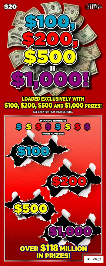 $100, $200, $500 OR $1,000! (#2609)