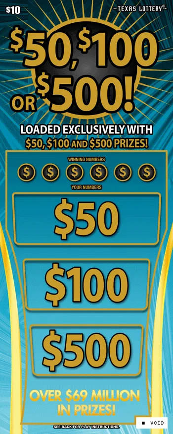 $50, $100 OR $500! (#2650)