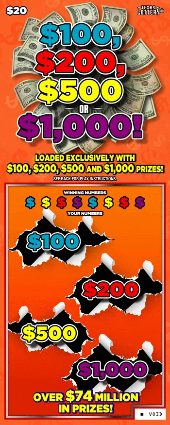 $100, $200, $500 OR $1,000! (#2678)