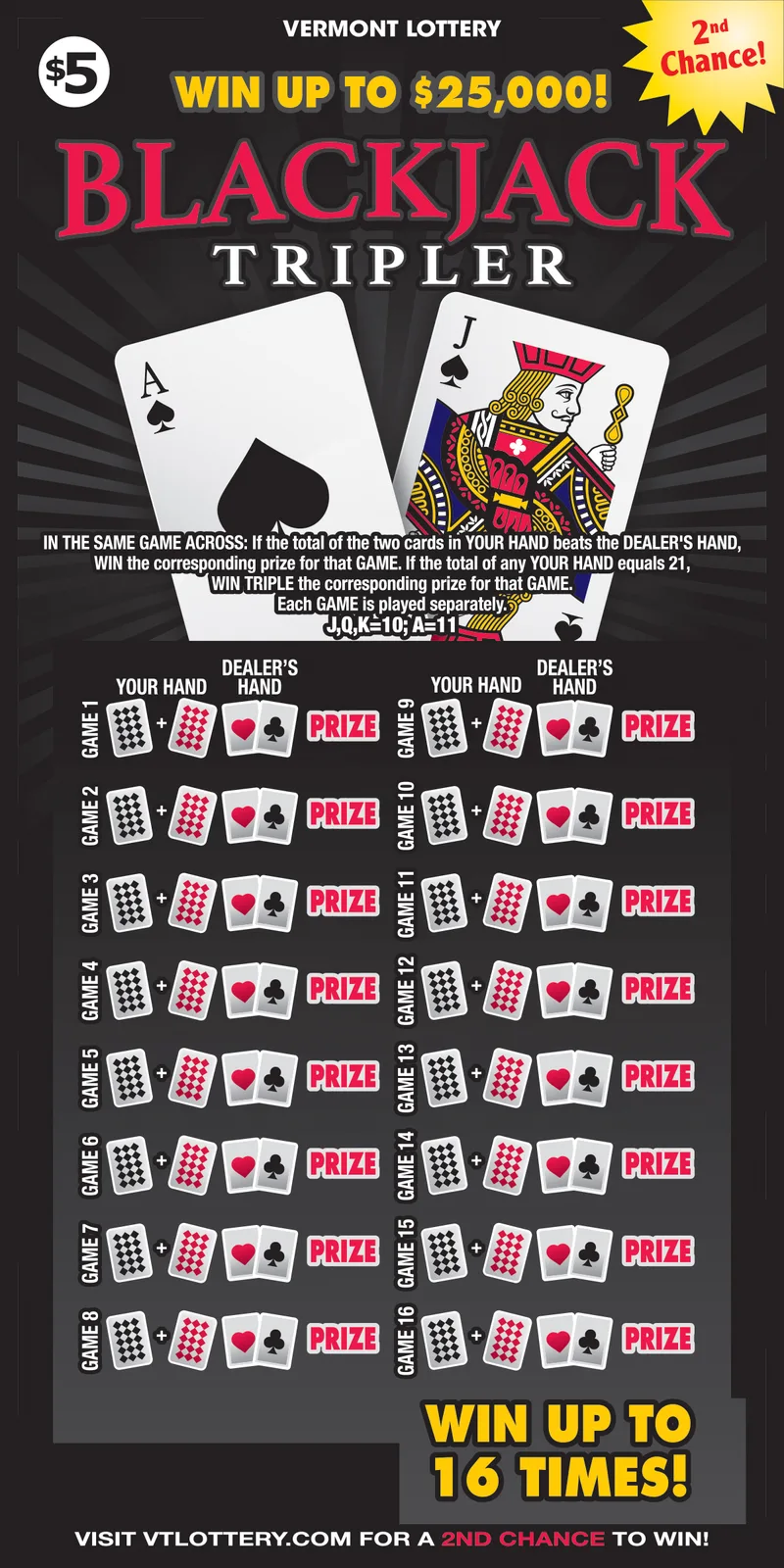 Blackjack Tripler