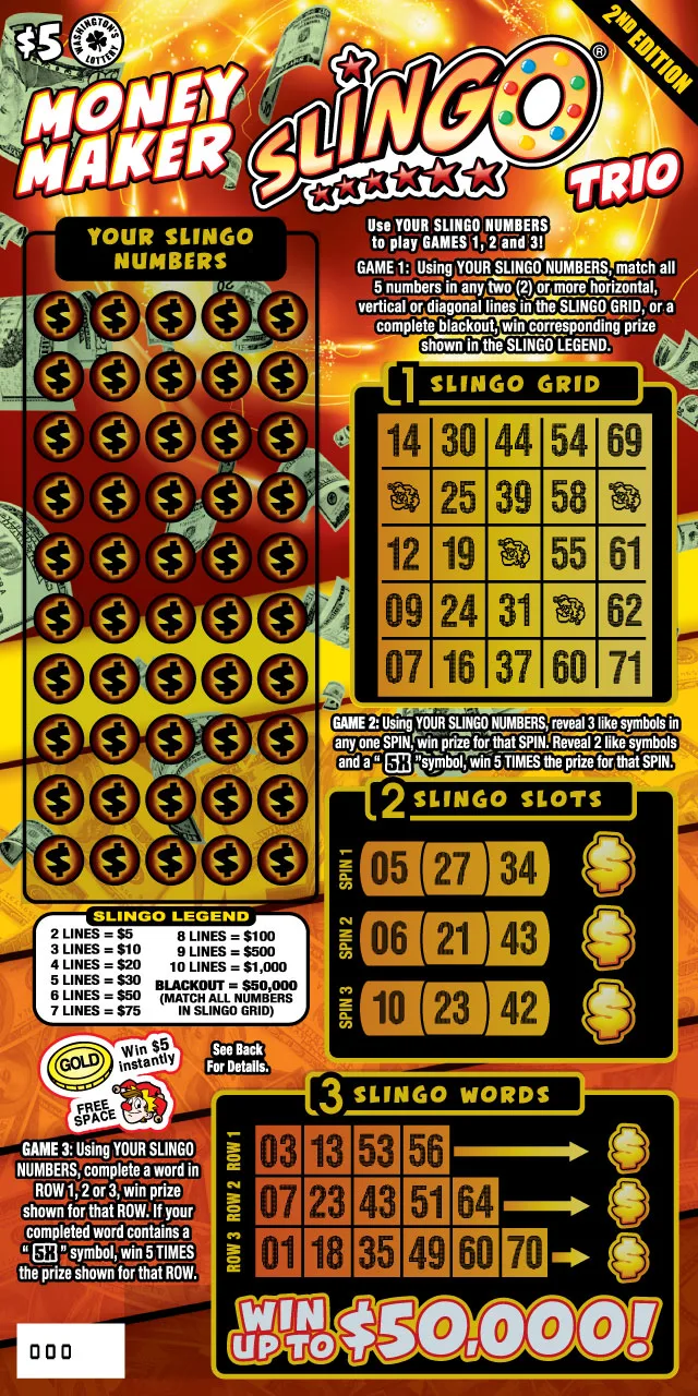 MONEY MAKER SLINGO TRIO 2ND ED