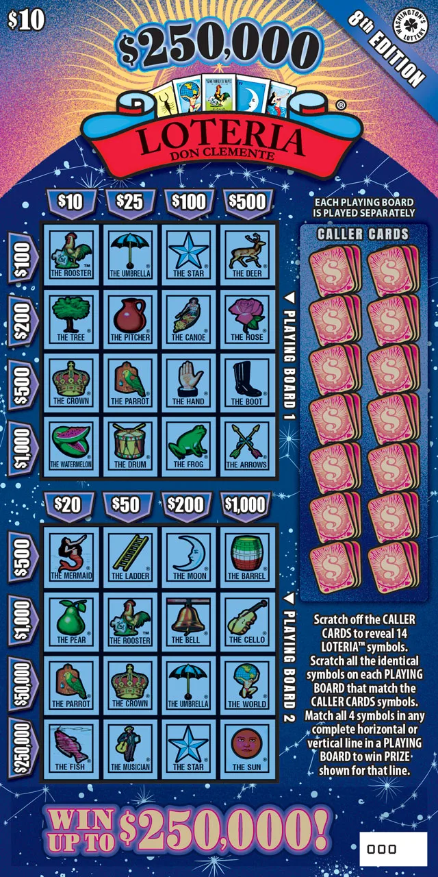 $250,000 LOTERIA 8TH EDITION