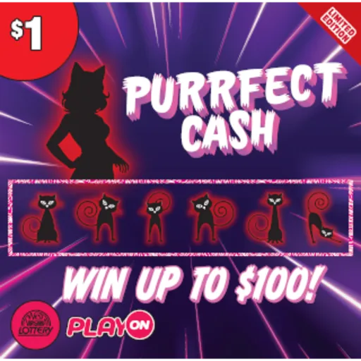 PURRFECT CASH - 7 ELVES West Virginia scratch-off ticket