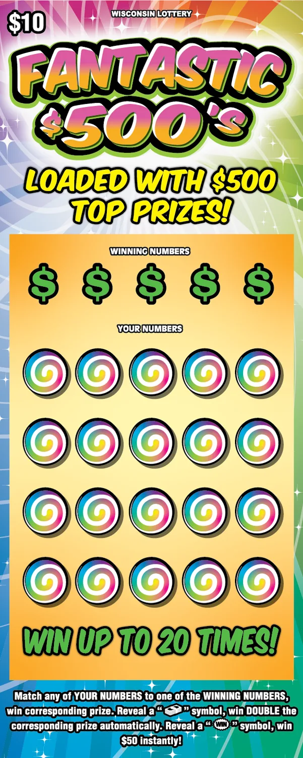 FANTASTIC $500S Wisconsin scratch-off ticket
