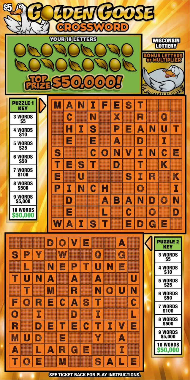 GOLDEN GOOSE CROSSWORD