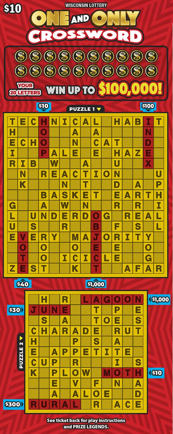 ONE AND ONLY CROSSWORD