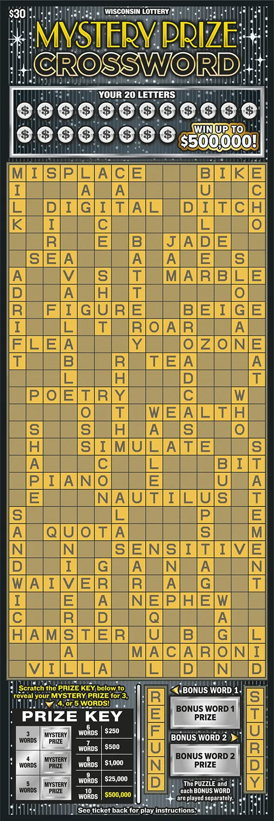 MYSTERY PRIZE CROSSWORD
